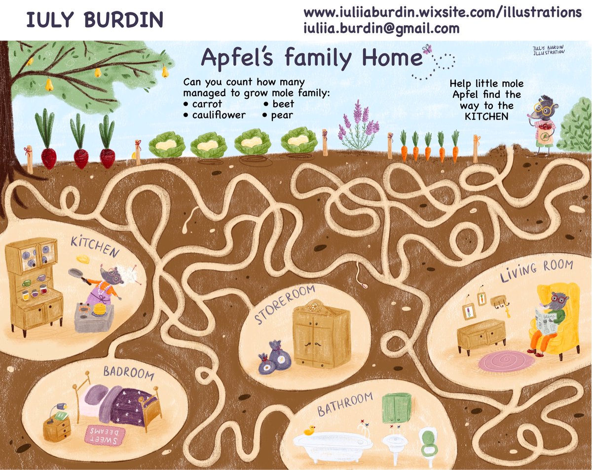 IulyBurdin's tweet photo. Hello #PortfolioDay ! I’m Iuly Burdin, a children’s book illustrator from Kyiv, Ukraine. Looking for job!

💻 https://t.co/3B0DlbvOtg
💌 iuliia.burdin@gmail.com

#bcbf22 #picturebook #kidsbook #kidslit #kidslitart #illustration https://t.co/qFVkvXlvSu