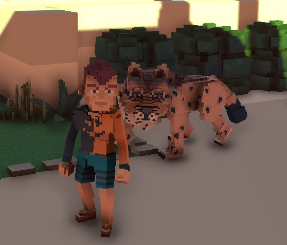 CinnamonSurfer's tweet photo. @TheSandboxGame #SandboxAlphaS2Contest #SandboxAlphaS2 - see how she looks at me? this is probably my last picture lol🦴 https://t.co/UQDNJH1fE6