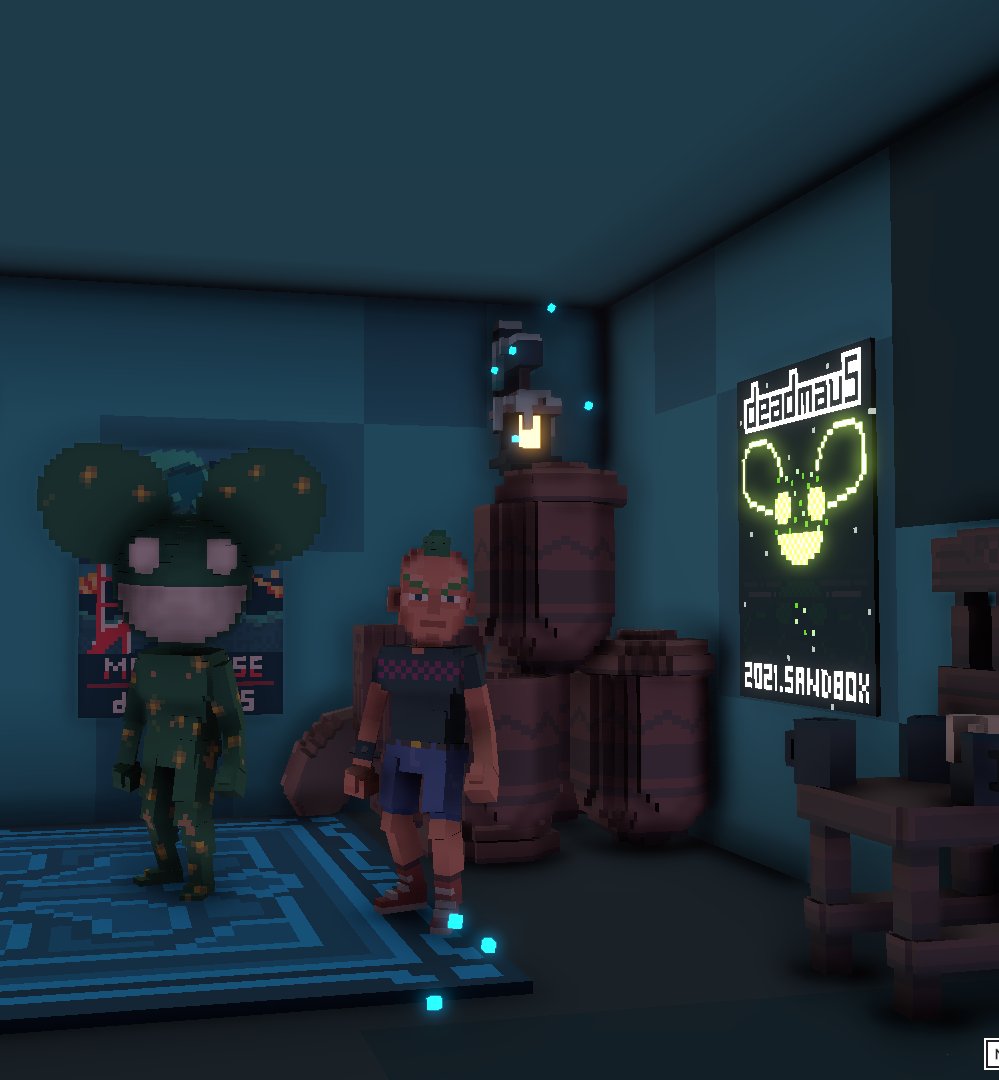 SevenDelton's tweet photo. @TheSandboxGame @deadmau5 I just participated in the daily #SandboxAlphaS2Contest for a chance to earn up to 1,000 $SAND! Starting March 17 - Selfie with Deadmau5. Check out my screenshot below!
👇 #SandboxAlphaS2 https://t.co/vcYcrWnSRX