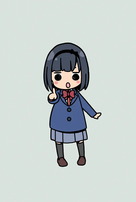 ちっちゃくても風紀委員なんだからね!
#ぼっち生活 