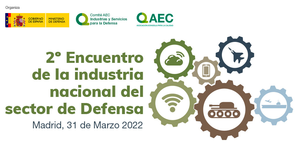 aec_es's tweet photo. ¡Buenos días! Queda una semana para el #2EncuentroDefensaAEC donde conoceremos la visión de la estrategia industrial de los Programas de la industria nacional de #defensa. ¿te lo vas a perder? https://t.co/RRWjv6NjUg
@Defensagob https://t.co/aPdtjP3Zjv