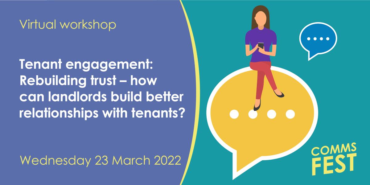 Looking forward to speaking to @KwajoHousing <a href="/RaeWatson_/">rae watson</a> and <a href="/GoldenLaneHouse/">Golden Lane Housing</a> this morning for a massively important #commsfest22 session covering the relationship between tenants and landlords