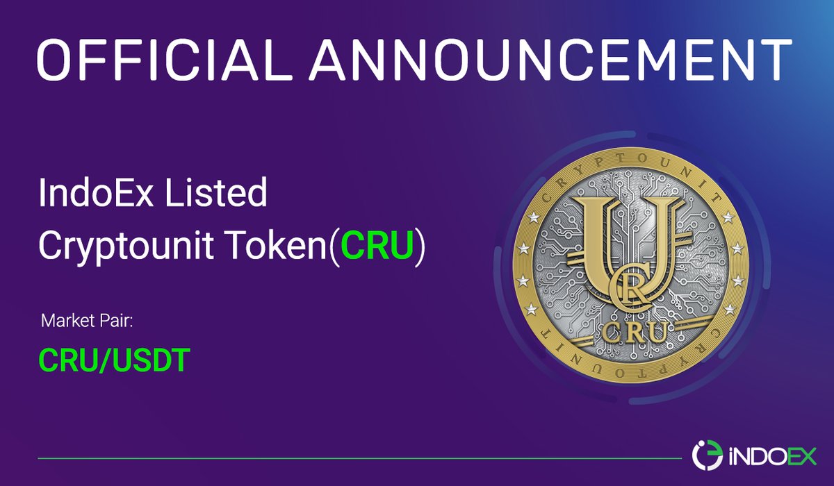 Indoex_LTD's tweet photo. Cryptounit (CRU)
listed on indoex
https://t.co/FPb0L5S91e
website: https://t.co/I71v0sUKbe
Twitter: https://t.co/UNfMPQq5Jk
TG:  https://t.co/FE4Aq7sd5j
Visit: https://t.co/adFRc17wIK 
contract address:
https://t.co/0b2DO7l0p5
Follow us on: https://t.co/7Po3C2wdfr
@CryptoUnit_en https://t.co/KXAecKetR7