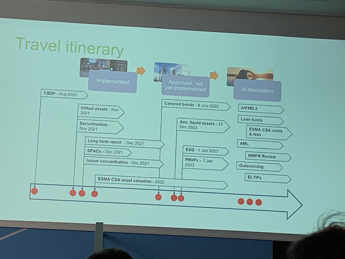 Inv_Officer_LU's tweet photo. Destination unknown: the helicopter cockpit team w/Michèle Eisenhuth, Silke Bernard and Olivia Moessner provide a update on financial regulation, incl ao #CBDF #virtualassets #securitisation #alfiaem22 https://t.co/85l42o7K1K