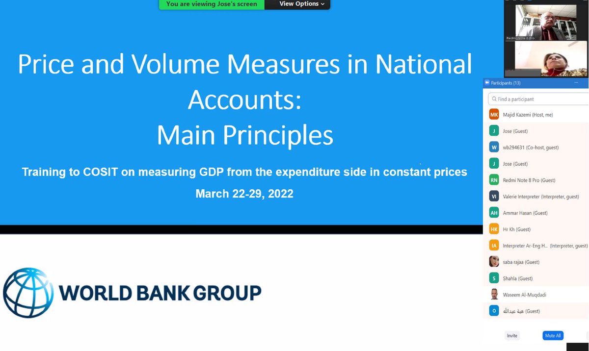 NailaAhmed_WBG's tweet photo. Excellent start & delivery of 1 of 3 @WorldBankMENA workshops with #Iraq Central Stat. Org. & #Kurdistan Region Stat. Org. to improve national accounts compilation, made possible with #I3RF support.
#Data #Transparency #GDP #systemofnationalaccounts https://t.co/S7f3Vv3UST