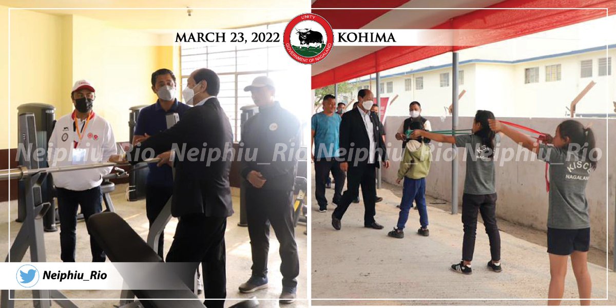 Neiphiu_Rio's tweet photo. Visited @NagalandOlympic office &amp; IG Stadium to oversee preparation for the upcoming SAAF Cross Country Championship &amp; 56th National Cross Country Championship on March 26. It will be the biggest sporting event ever hosted by Nagaland. Looking forward to this landmark event. https://t.co/coFNZzTblz