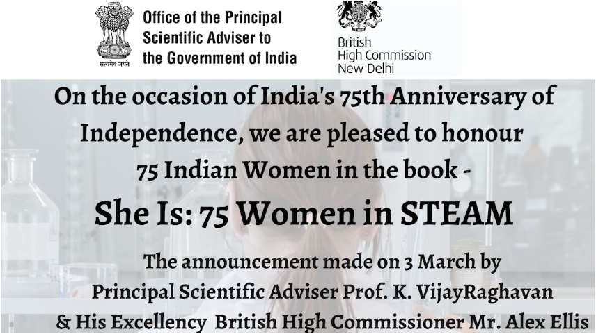 Dr Sanghamitra Bandyopadhyay, Senior Principal Scientist, <a href="/CSIR_IITR/">CSIR-IITR</a> has been honored as one among the top 75 Indian women selected to be featured in the Book, 'She is' - 75 women in STEAM (Science, Technology, Engineering, Arts and Mathematics).
<a href="/CSIR_IND/">CSIR, India</a> <a href="/PrinSciAdvGoI/">Principal Scientific Adviser, Govt. of India</a> #IWD2022