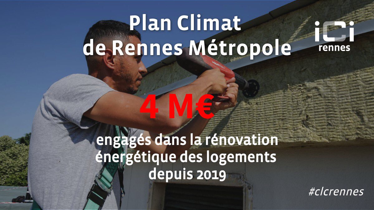 metropolerennes's tweet photo. Le #PlanClimat de #Rennes Métropole, adopté en 2019, veut diviser par deux les émissions de #GES d'ici 2030. Où en est-on aujourd'hui? C'est le moment pour la #clcrennes de dresser l'état des lieux. Quelques exemples d'actions et d'initiatives ⬇️
#PCAET #clcrennes https://t.co/u4GPXdDlwt
