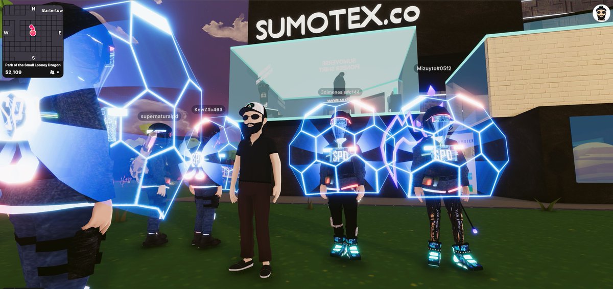 GamepulseAll's tweet photo. Chilling with the Supernatural Police Department team. Great guys. #SumoVerse #SumoTex @SumoTex https://t.co/b2smtop5Oe