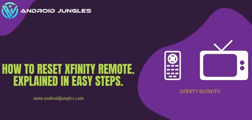 androidjungles's tweet image. Hey People, In this article, I will be sharing with you a guide on how to reset Xfinity remote. If you are facing any issue with your Xfinity remote then please check out our guide on how to reset Xfinity remote. So, let&apos;s start.

androidjungles.com/how-to-reset-x…