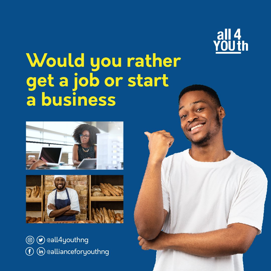 all4youthng's tweet image. What are your thoughts on this🤔 
Let us know in the comment section 🙂

#all4youthng #youthcorpers #entrepreneurlifestyle #agrictech #businessfunding #womeninbusiness