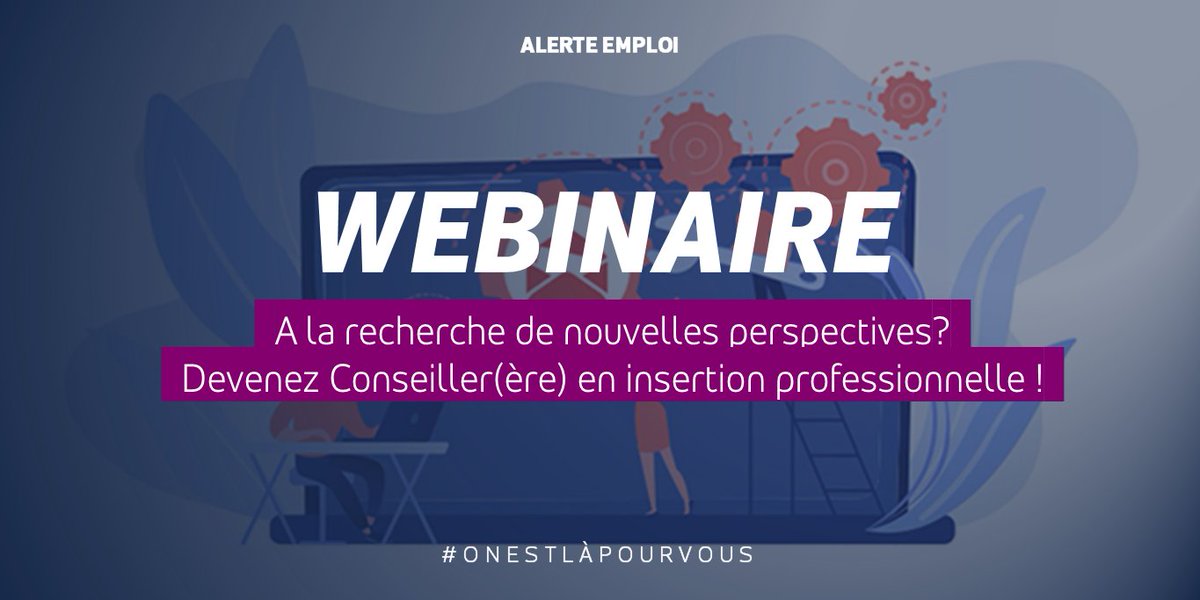 Découvrez les nombreux aspects du #métier de conseiller en insertion professionnelle #AvecPôleEmploi et ses partenaires 
🗓️25 mars 2022
🕚11H00
💻app.livestorm.co/pole-emploi-ar…

#TousMobilisés #insertionpro
