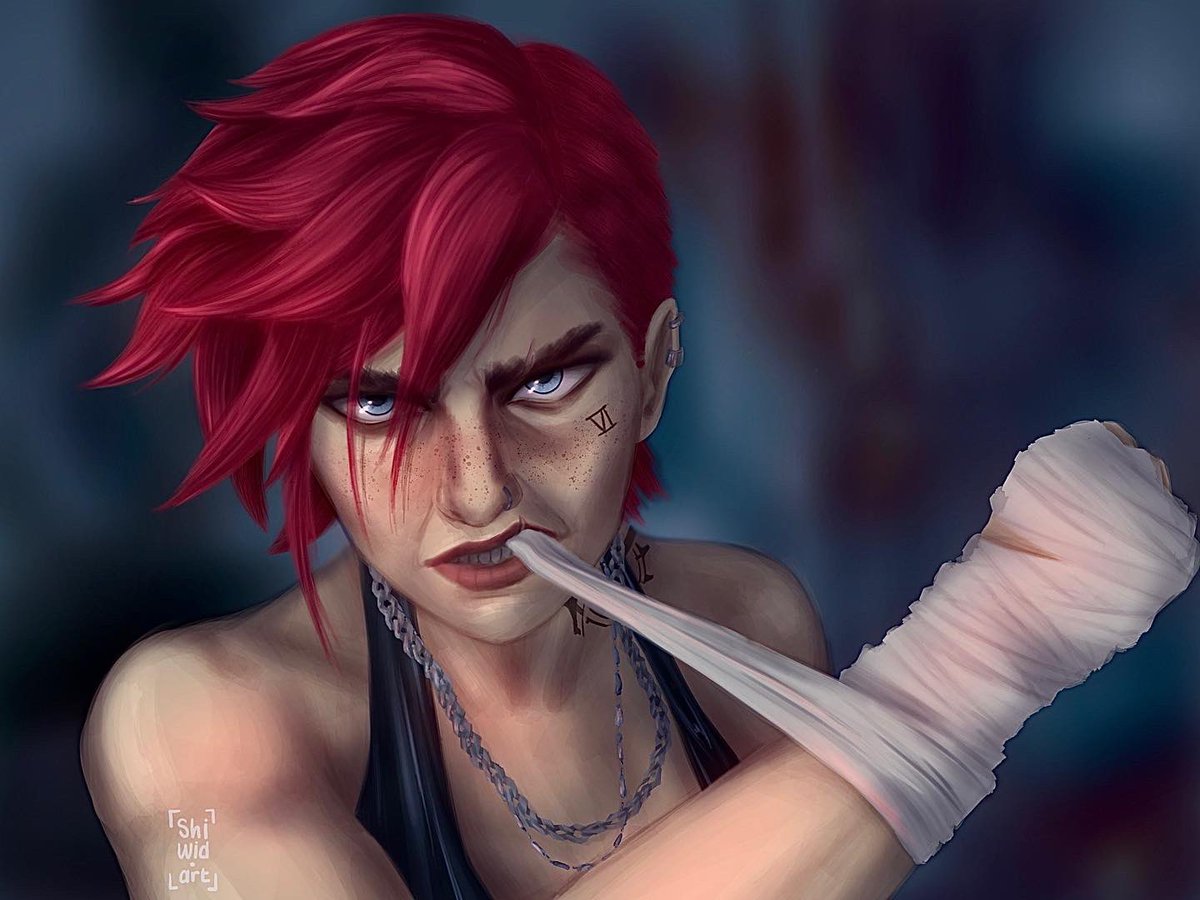 Olgagg_13's tweet photo. He dibujado a Vi de arcane, y si bajáis un poquito en mi perfil tmbn está Jinx

#arcanefanart https://t.co/NAJmGH44qS
