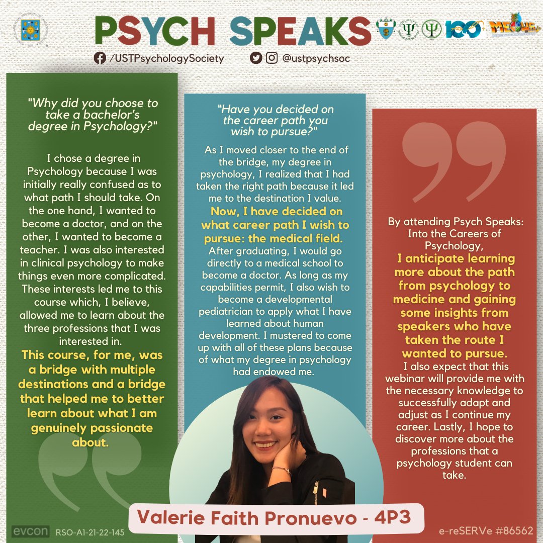 ustpsychsoc's tweet photo. Game na ba? Ano na? Sure na ba? Oo na? Wala nang bawian! PERIODT 💅🏽. No erase 🎶

Are you already decided on what career in Psychology to push? Final na talaga? Wala nang bawian? Then join us as students like you that are already decided share their testimonials https://t.co/4l1TPd1ohL