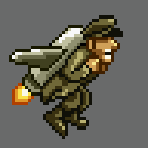 mulder_hunter's tweet photo. Fist ever submission for #pixel_dailies an attempt at emulating the Metal Slug style

@Pixel_Dailies https://t.co/KhKLcVFu05