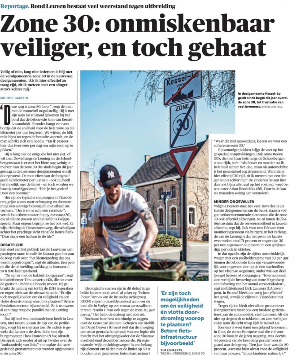 p_desmet's tweet photo. « Internationaal zien we bij de invoering van zone 30 grofweg een halvering vh aantal verkeersdoden, » zegt mobiliteitsprof @Dirk_Lauwers.
In Brussel bleek dat vorig jaar effectief het geval, terwijl de cijfers in Vlaanderen net stegen.
#stad30 #ville30
https://t.co/5DN8j3K40A https://t.co/Fa2dtKdhhE