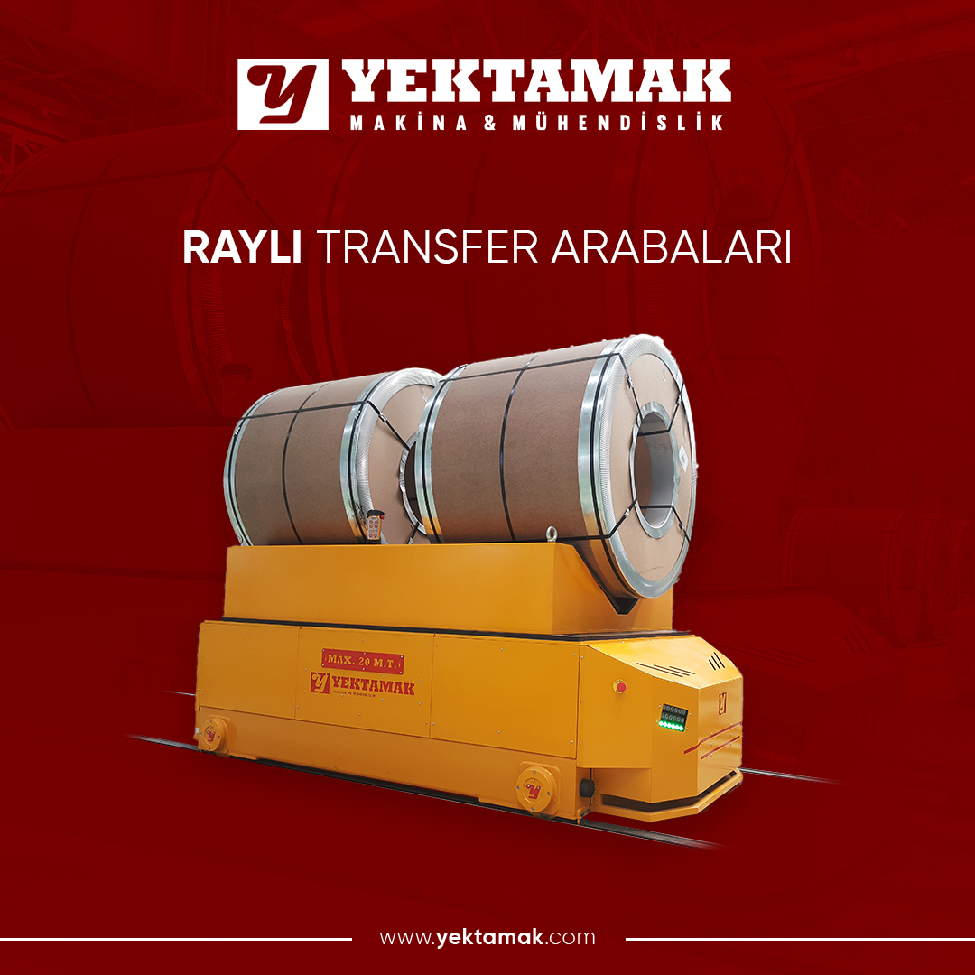 🇹🇷 Raylı transfer arabaları; zemine yerleştirilmiş raylar üzerinde hareket eden ve 1000 tona kadar taşıma kapasitesi ile üretilen endüstriyel transfer arabalarıdır.

🖱 yektamak.com

#yektamak #transfercart #transferarabası #makina #mühendislik #engineering