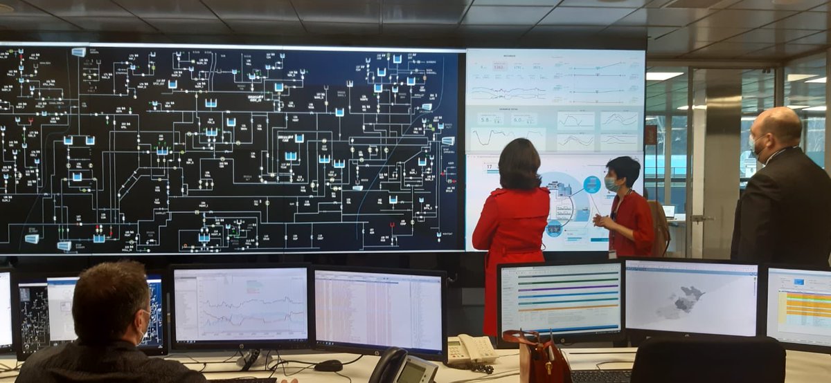 Super happy about my visit to ⁦@Agbar⁩ control center in Barcelona : artificial intelligence, digital twin and human knowledge to ensure best-in-class water network management. Well done !