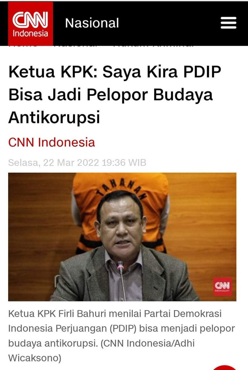 Ternyata kau salah kira Pak, jebul jadi pelopor korupsi yg hakiki... 

#PDIPSarangMaling #PDIPjuarakorupsi