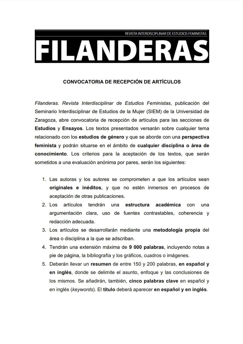 Revista Filanderas tweet media