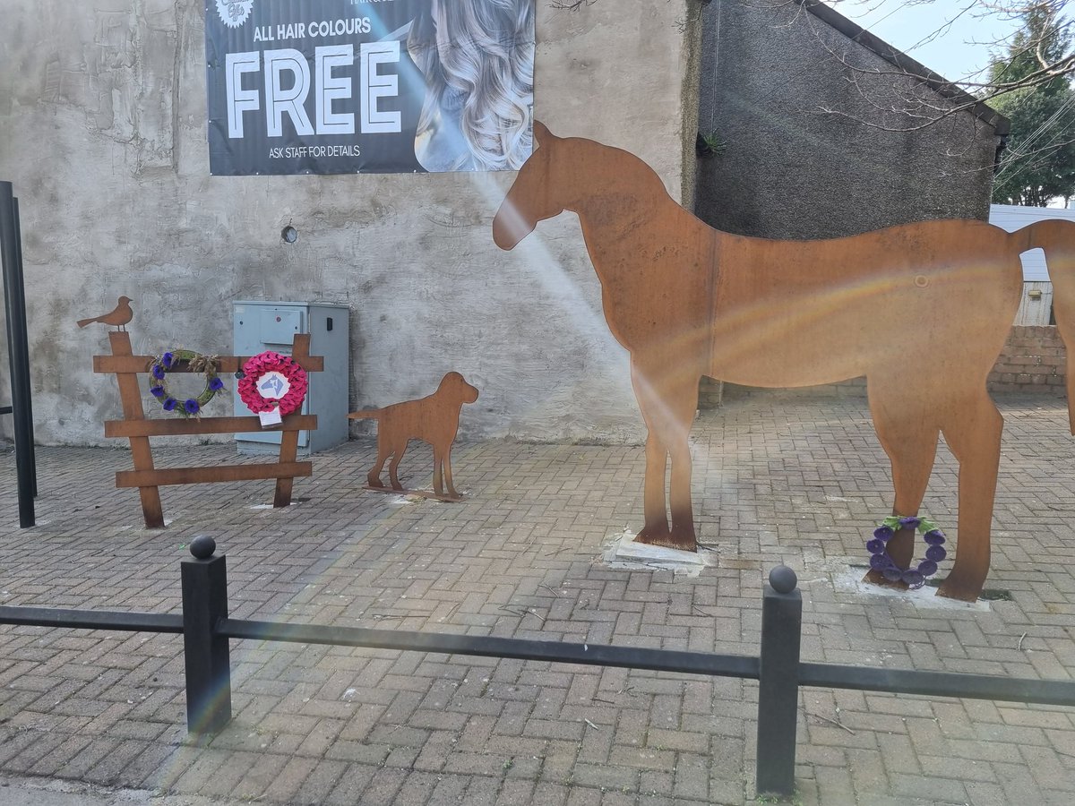 K9Scottish's tweet image. Took a wee trip yesterday to visit @MA_PurplePoppy memorial to the animals of war. Was lovely to eventually get there after missing the unveiling when I tore my ankle ligaments last year. What a beautiful memorial 💜
#PurplePoppy #AnimalsOfWar 💜