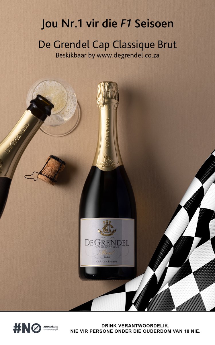 degrendelwines's tweet photo. Did you see our advert in @Die_Burger 's #Formula1 edition this Saturday? Who are you supporting this season? 🏁 🥂 https://t.co/6yOZCFQsRi