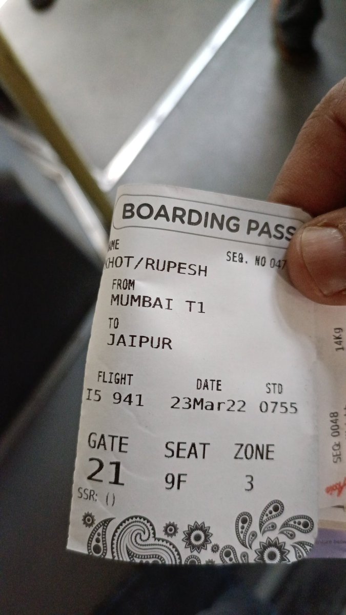 rupeshkhot1972's tweet photo. @AirAsiaIndia I understand rules. But are they so rigid for books and food in laptop bag? https://t.co/lw5r9SRYVs