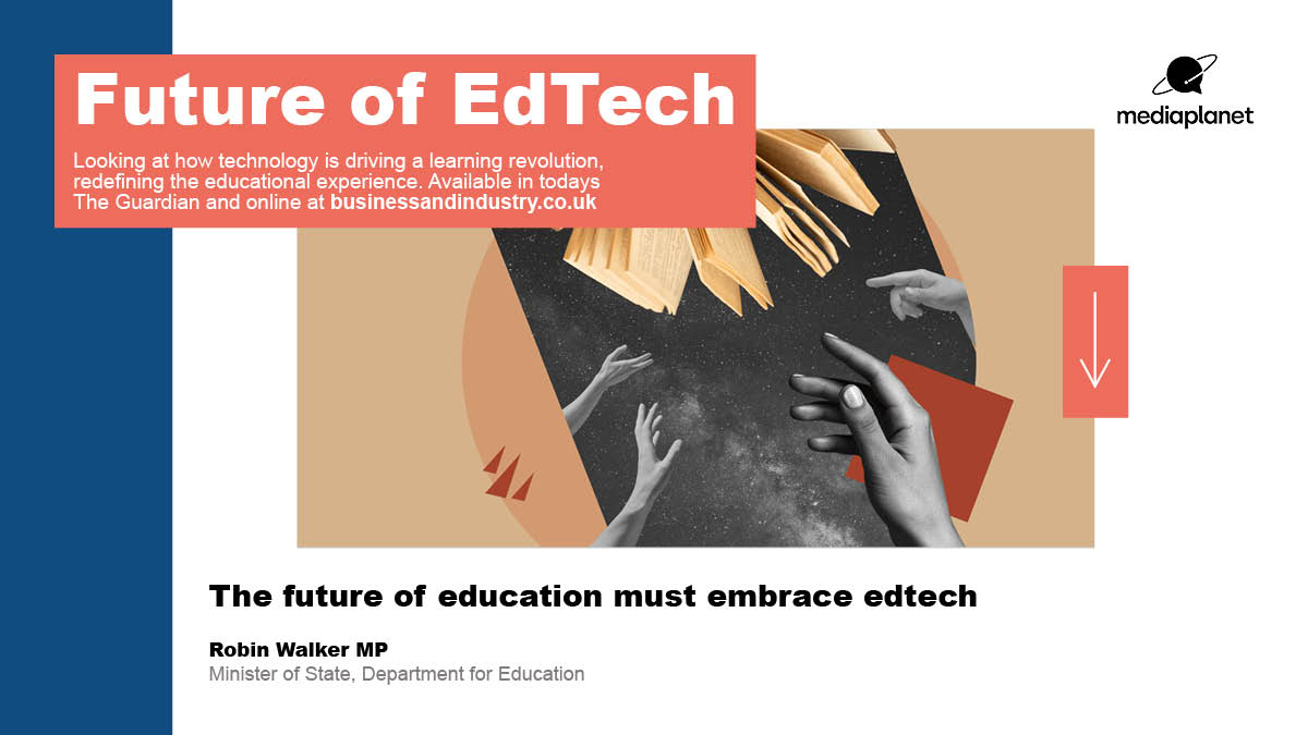 MediaplanetUK's tweet image. #FutureofEdTech2022 launches today, distributed inside the @guardian and online at ow.ly/cImP30sf7jg featuring Robin Walker MP with @educationgovuk
#edtech #learningevolution #hybridlearning