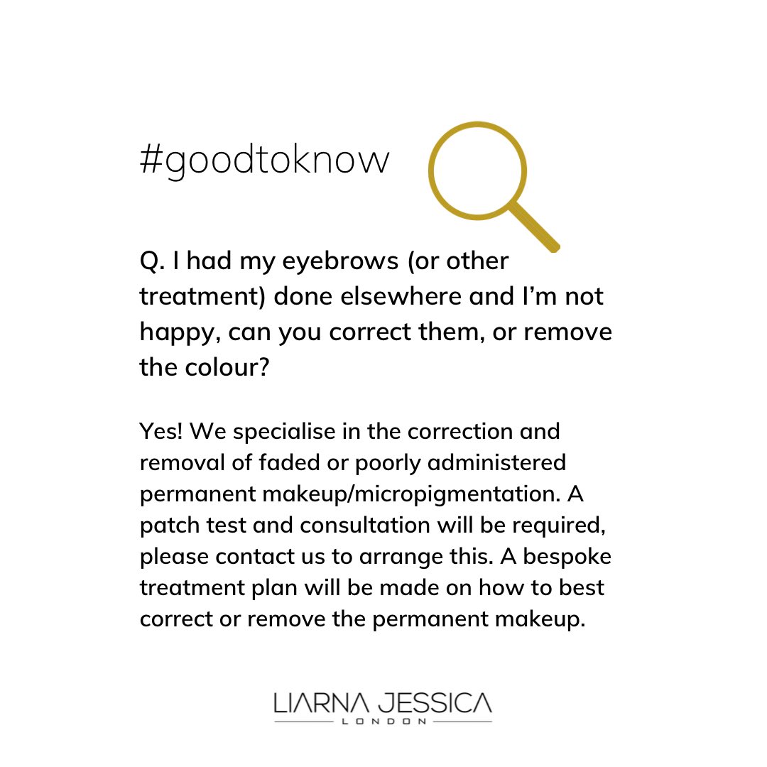 LiarnaJessica's tweet photo. Not happy with your eyebrows? We can help! #browcolourcorrection #tattooremoval https://t.co/7RHNy8Odh7