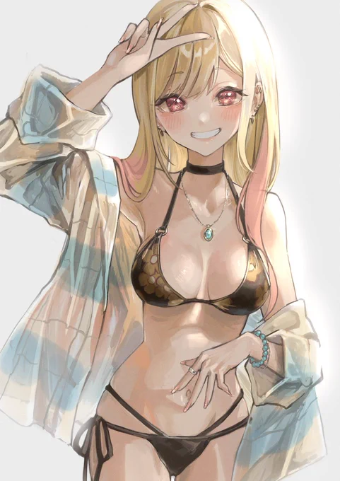 「水着着てきたしっ!」#喜多川海夢 #着せ恋 