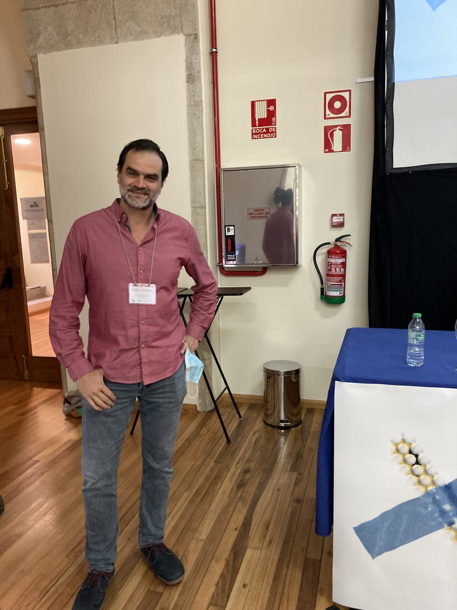enmm2022's tweet photo. We´re glad to present Nacho Pascual (@nanoGUNE), with the lecture: “Detection of π-Paramagnetism in Engineered Graphene Nanostructures”.
An impressive overview of solution and #onsurfacesynthesis of #nanographenes and the study of their #paramagnetism
@springfetopen @NatxoPas https://t.co/1FH5EXkzQN