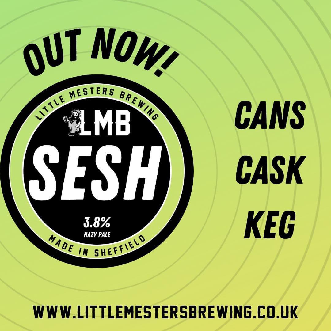 New beer!!the perfect little number to enjoy with the improving weather, very easy drinking and full of flavour! Exactly what it says on the tin. Click &amp; Collect or National delivery available. Get yours here...
littlemestersbrewing.co.uk/shop
Also available in Cask &amp; 30L Keg