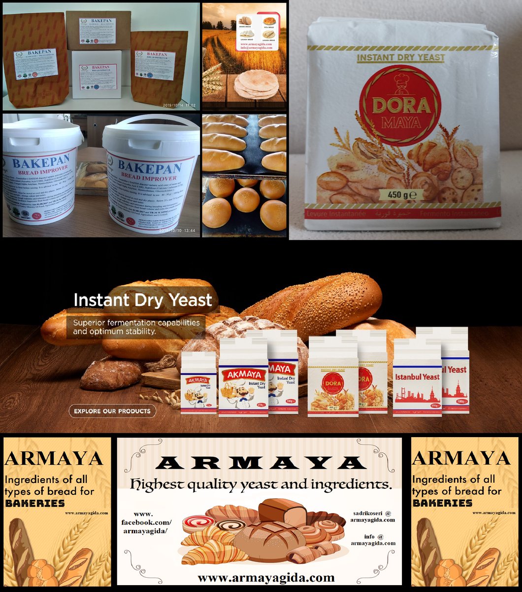 Tüm Dünya Ülkelerine İhracat Yapabilmekteyiz.
#breadimprover #instantdryyeast #yeast #ameliorantdepanification #levure #backmittel #flourimprover #UniMix #Bakepan #ekmekgeliştirici #ungeliştirici