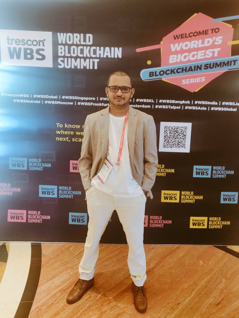 Shashimegh's tweet photo. World Blockchain summit 2022 #blockchain #fintech #CryptoNews #exip https://t.co/6vOga9gdmF