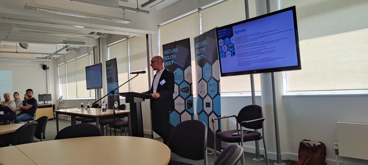 TheCyberBadger's tweet photo. We are off with Robin King at Secure South West 15 at @PlymUni as part of @southwestcsc with @CIISecHQ #ssw15 https://t.co/wz5Rjkq21s