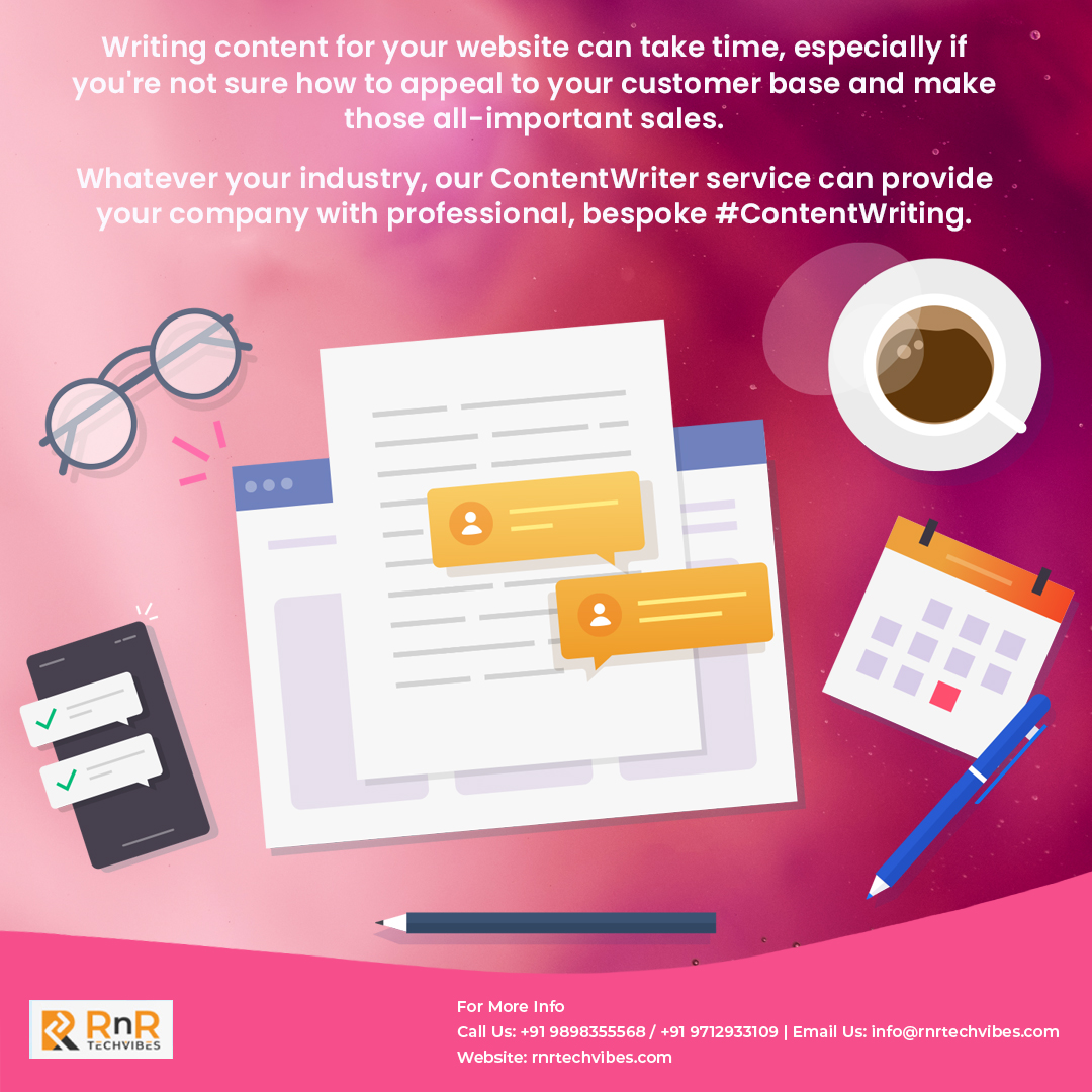 rnrtechvibes's tweet image. Writing content for your website can take time, especially if you're not sure how to appeal to your customer base and make those all-important sales.
Whatever your industry, our ContentWriter service can provide your company with professional, bespoke #ContentWriting.