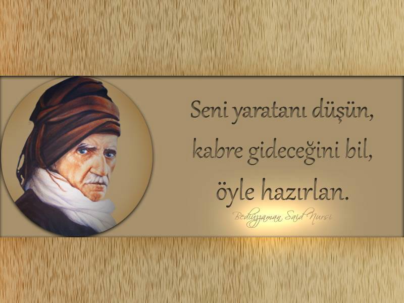 ‘’Cenâb-ı Hakk’a hadsiz şükür ederim ki; beni bana beğendirmemiş, dehşetli kusurlarımı bana göstermiş.’’

#SaidNursi
