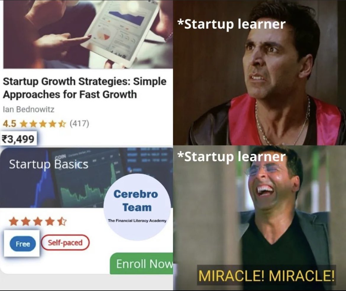 CerebroTeam's tweet photo. Get yourself a free course on #learning #startup basics with #CerebroTeam 

Get a certificate after completing the course.

Start your #FREECOURSE now : https://t.co/hoXigXszDZ

#fundingStartUps #Casestudy #edtech https://t.co/EkJFcMD1Sz