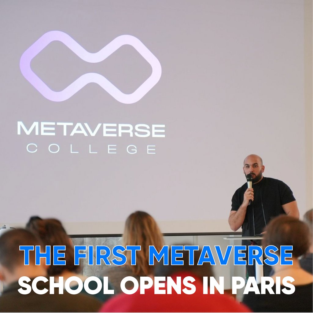 SochessNft's tweet photo. The first metaverse school opens in paris 🤯

➡️ https://t.co/fBdhKk6Vca
.
#nft #nftcollectibles #sochess #chess #metaverse #playtowin #3d #3dart #discord #nftart #cryptoart #digitalart #nftcollector #nftcommunity #art #nfts #win #nftartist  #crypto https://t.co/BDIYDmeogb