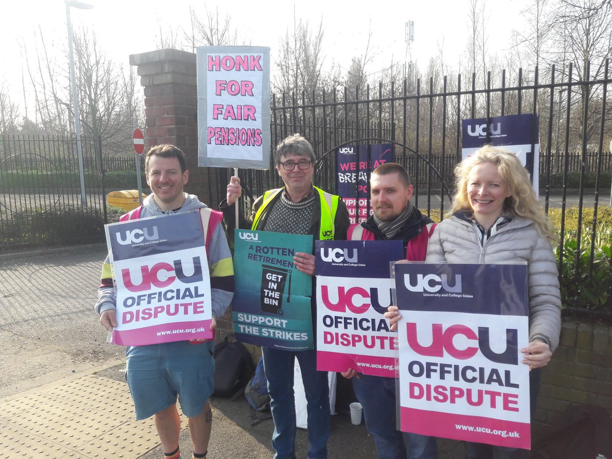 Vickie Cooper (@vickie_fc) on Twitter photo Not day 3 of #UCUstrike
#OneOfUsAllOfUs <a href="/oubucu/">Open University UCU</a>
Year 4! Still angry, still exploited, still trying to protect our pensions from USS very shady formula which is tantamount to wage theft! Not day 3 of #UCUstrike
#OneOfUsAllOfUs <a href="/oubucu/">Open University UCU</a>
Year 4! Still angry, still exploited, still trying to protect our pensions from USS very shady formula which is tantamount to wage theft!