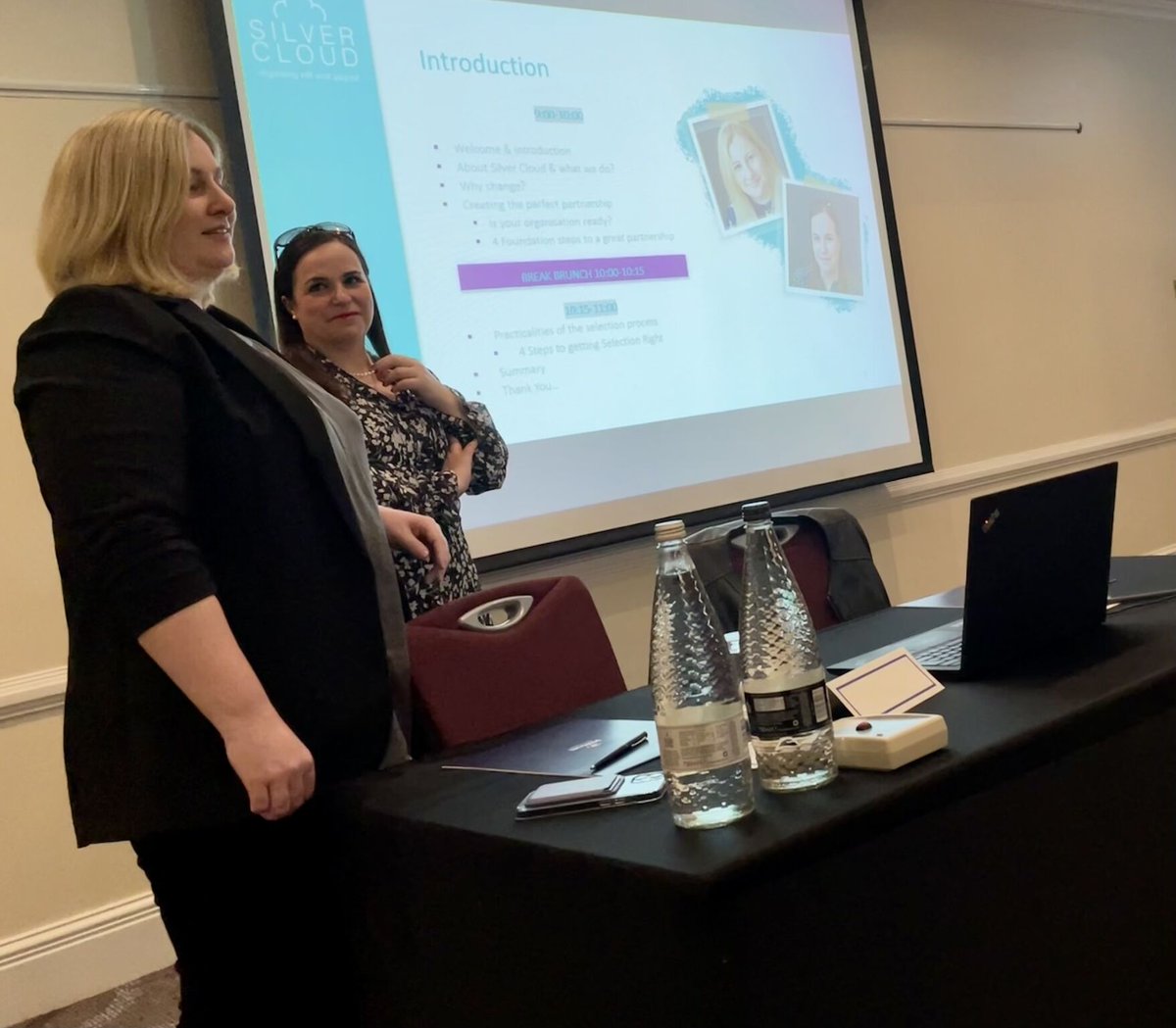 SilverCloudHR's tweet photo. Thank you to our friends at @naturalhr for having us yesterday. What a fantastic morning at #InsideHR! 💙
It was an insightful morning, sharing our knowledge and hearing what companies fear when implementing new technology 💡
We hope everyone enjoyed it as much as we did! https://t.co/RYR3hM0hDm