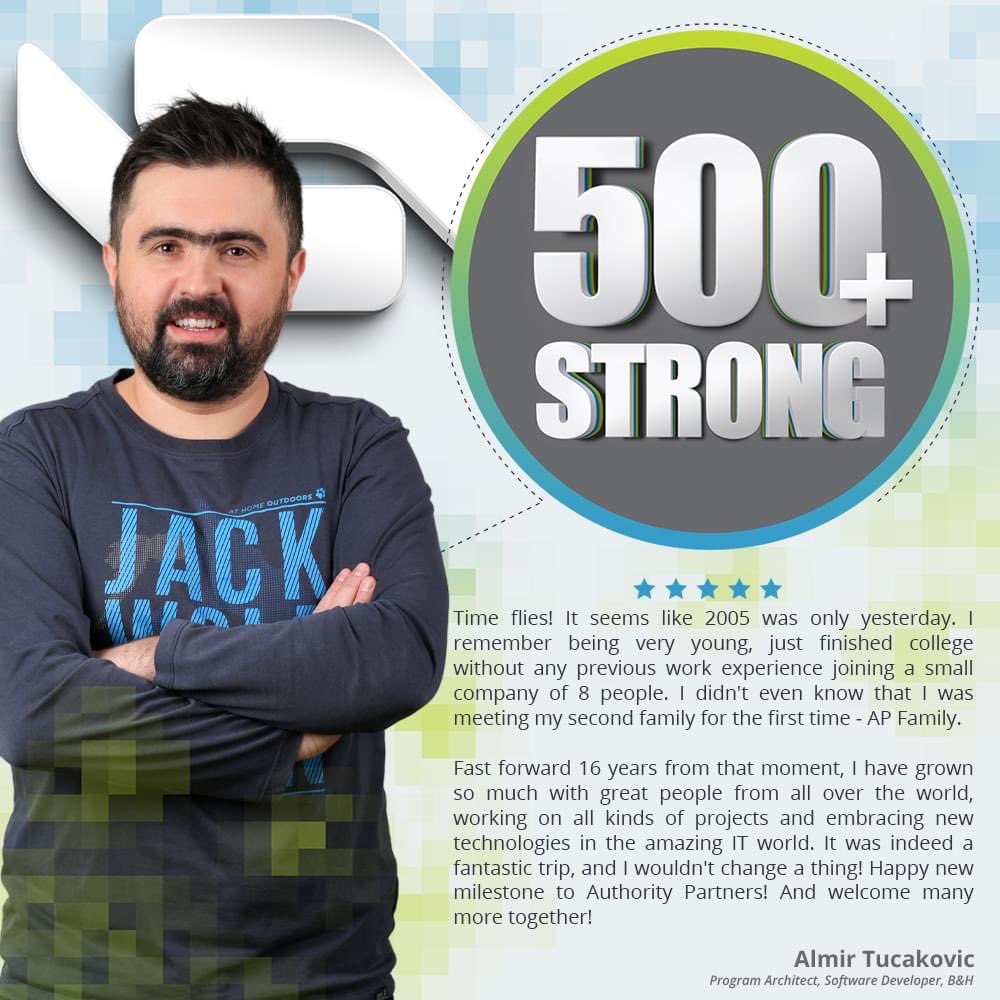 APIknowsIT's tweet photo. Even today, after 24 years, the fact that so many people developed with AP still moves us deeply. All it took was to stick together and keep striving for excellence.
Today we are a family of 5️⃣0️⃣0️⃣➕ and who wouldn't want to be part of such a big supportive family?
#APIknowsIT https://t.co/lq3vVWHYDn