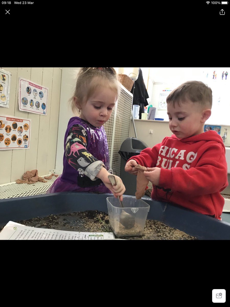 Nurseryboule's tweet photo. Making grass heads for the nursery. #HowThingsGrow #ScienceInPlay #CaringForPlants https://t.co/mddhK0cZo5