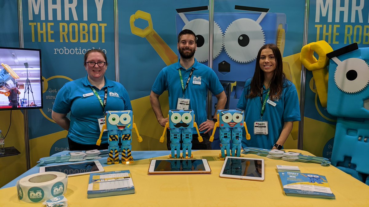 It's time! #Bett2022 we are ready for you! Visit us at stand SE25 for live demos and to see #MartyTheRobot in action 🤖🕺

#Bett #BettShow #KidsJudgeBett