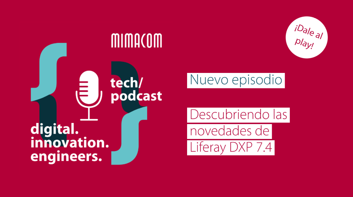 Esta semana los expertos en #Liferay de mimacom toman los micrófonos de nuestro #podcast y te descubren las nuevas funcionalidades y principales mejoras que incorpora Liferay DXP 7.4
No quremos adelantarte nada... 
▶️dale al play
🎧escucha
🔝y descúbrelo!
bit.ly/3tr9qJU