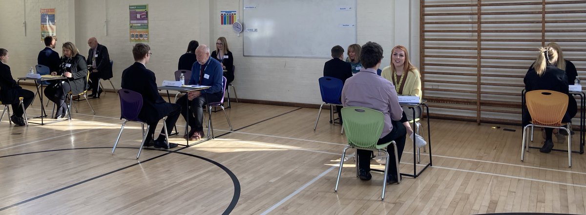 Our year 10 mock interviews are underway. A huge Court Fields thank you to all the employers who have given up their morning to help our students. <a href="/CourtFieldsSch/">Court Fields School</a>