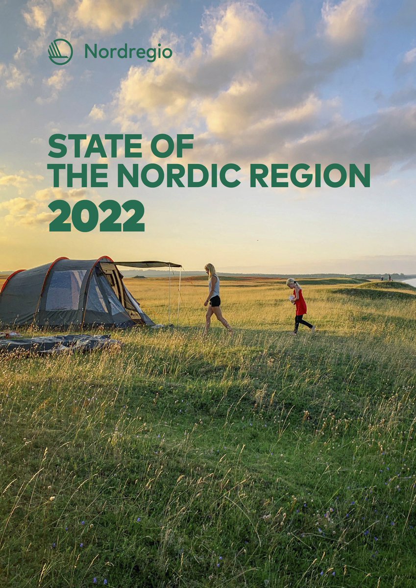 Introducing the 18th edition of State of the Nordic Region! It departure in the #Covid_19 #pandemic and examines how it has affected #demography, #labour market and economy in the Nordic countries, regions and municipalities nordregio.org/publications/s… #nrpol