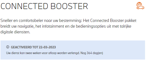 hjoshi's tweet photo. @BMWGroup_NL I was offered an upgrade to "Connected Booster" on website. Paid for it and I do not see any additional services/difference in services offered inside car nor in the phone app! What's wrong here? https://t.co/7ZL2cey2j5