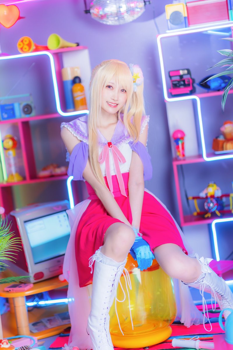 期間限定送料無料】 推しの子 星野ルビー コスプレ アイドル villarce