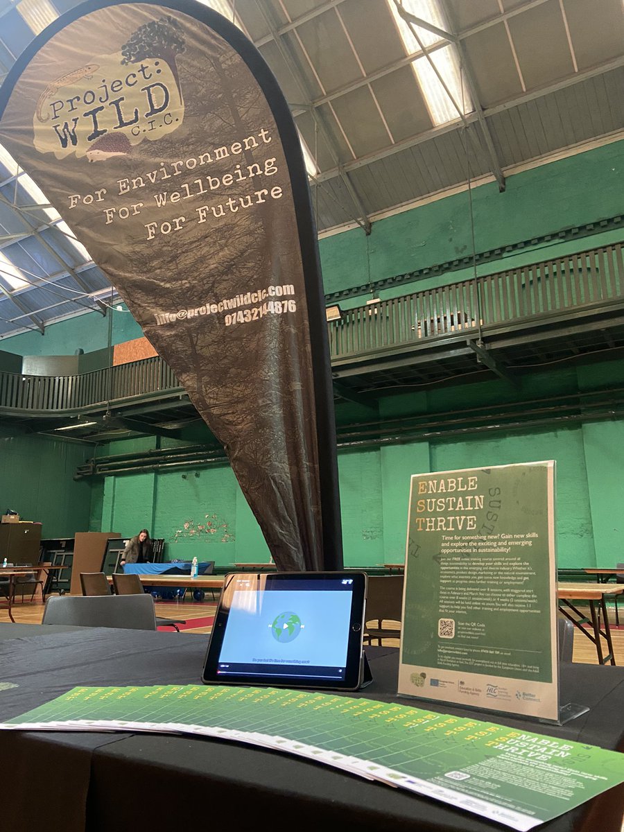 projectwildcic's tweet photo. Today we’re at the York Jobs Fair from 10am to 2pm to talk about Enable, Sustain, Thrive! Come and chat to us about this amazing opportunity 👍 

@yorkjobsfair #jobsearch #Careers #employability #sustainability #nature https://t.co/QT8tlUtedG